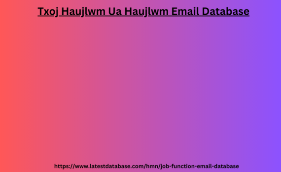 Txoj Haujlwm Ua Haujlwm Email Database