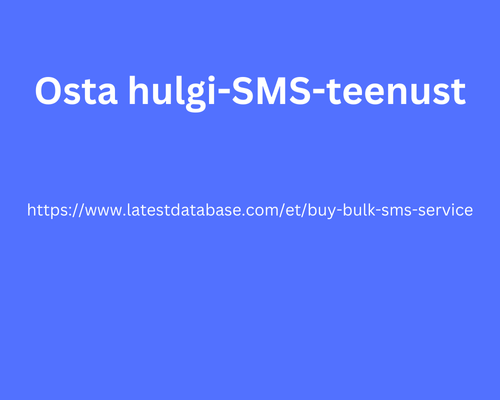 Osta hulgi-SMS-teenust