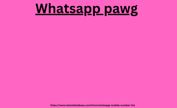 Whatsapp pawg