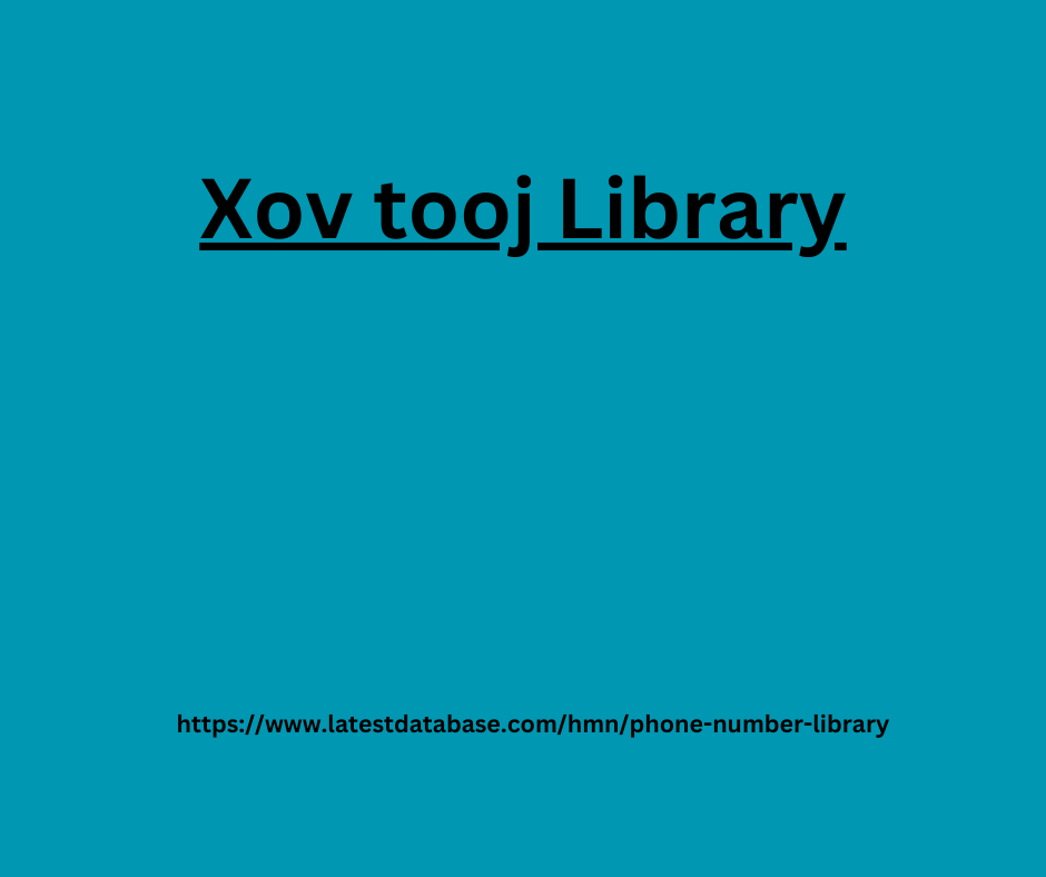 Xov tooj Library