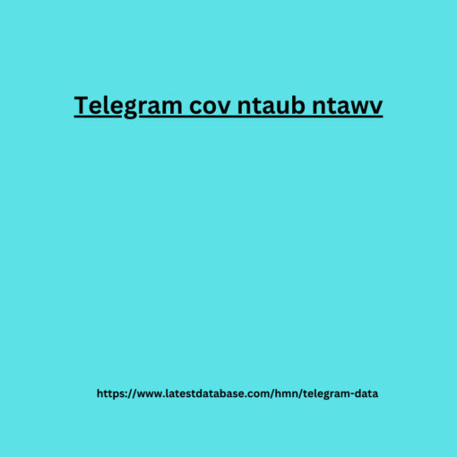 Telegram cov ntaub ntawv