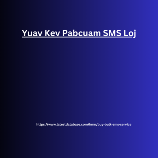 Yuav Kev Pabcuam SMS Loj