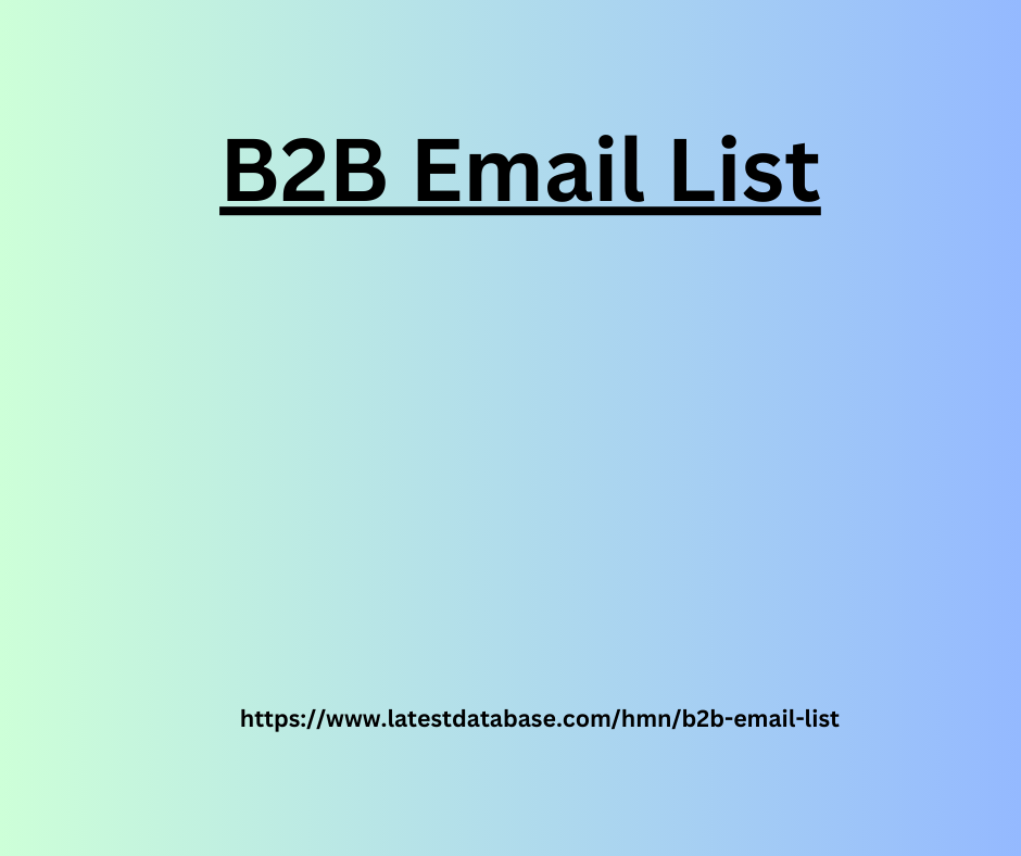 B2B Email List