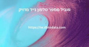 מוביל מספר טלפון נייד מדויק