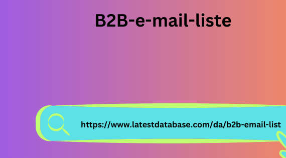 B2B-e-mail-liste