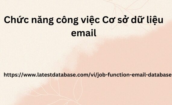 Chức năng công việc Cơ sở dữ liệu email