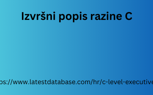 Izvršni popis razine C