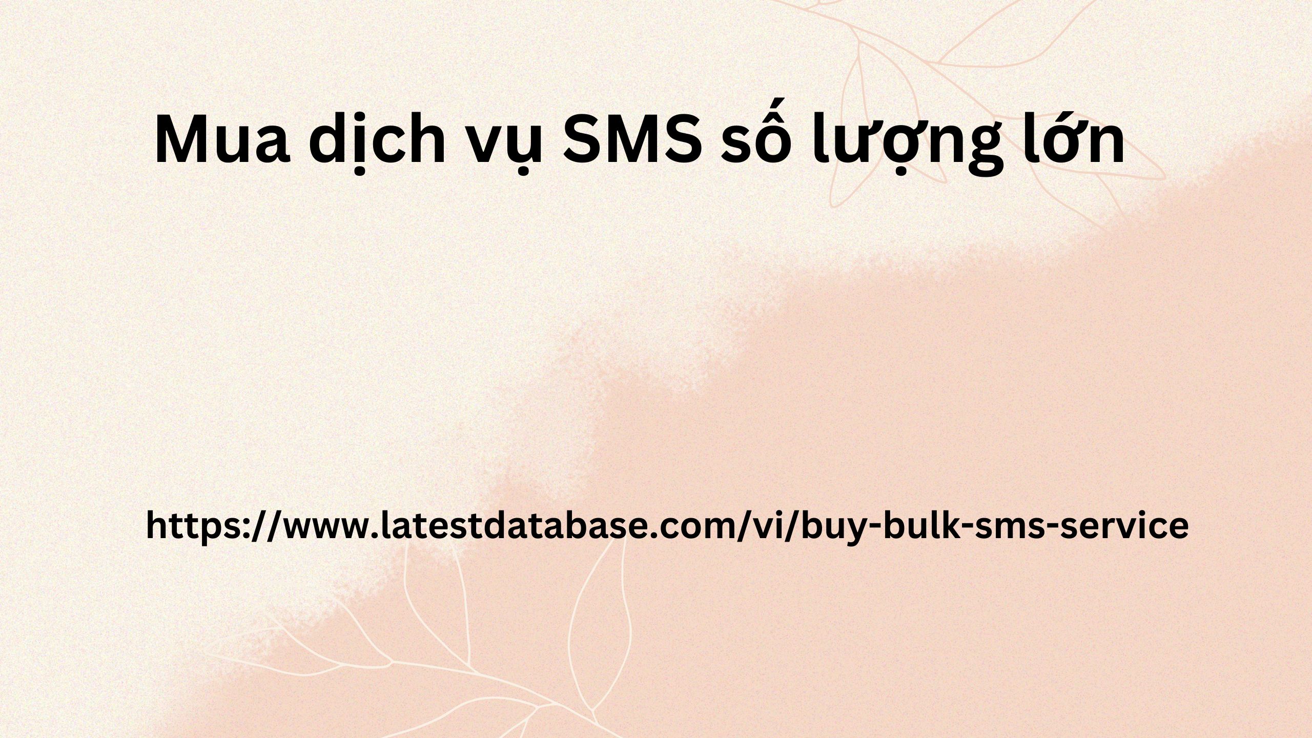 Mua dịch vụ SMS số lượng lớn 