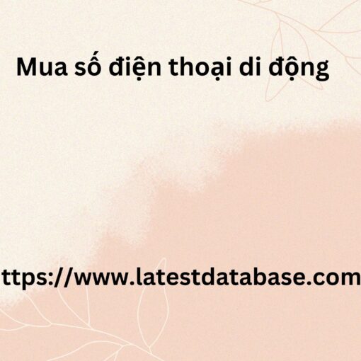 Mua số điện thoại di động