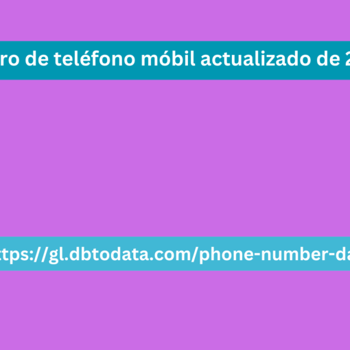 Número de teléfono móbil actualizado de 2024