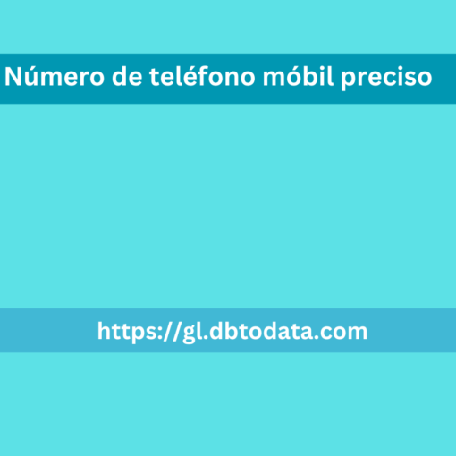 Número de teléfono móbil preciso