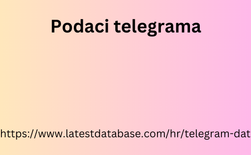 Podaci telegrama