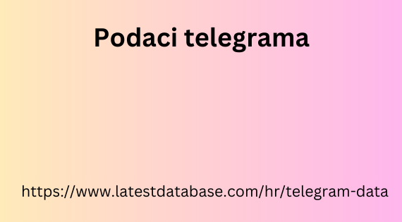 Podaci telegrama