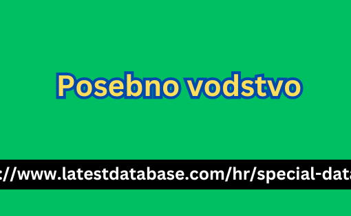 Posebno vodstvo