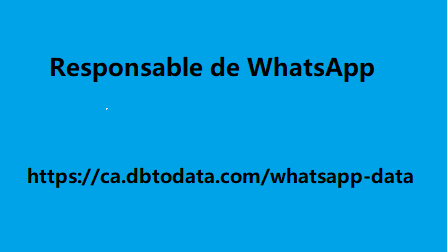 Responsable de WhatsApp