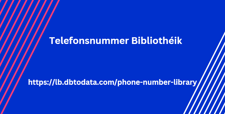 Telefonsnummer Bibliothéik