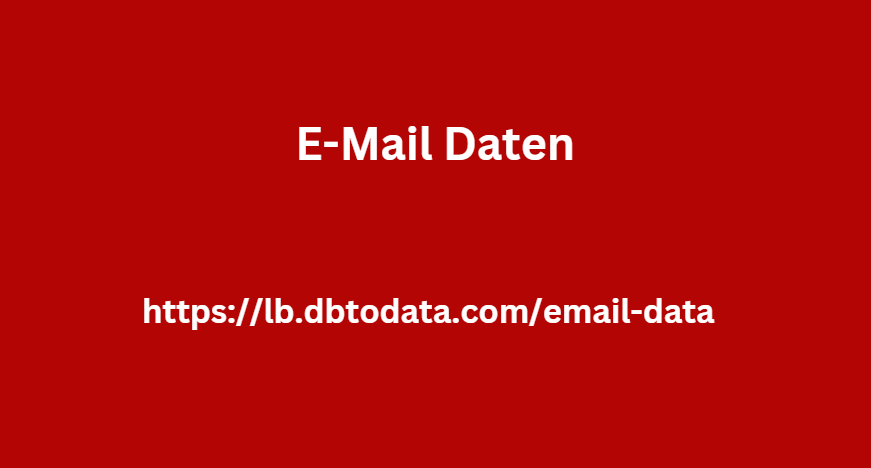 E-Mail Daten