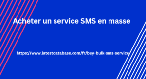 Acheter un service SMS en masse