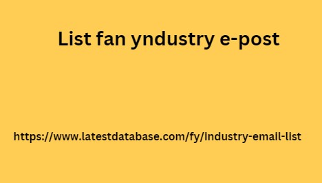 List fan yndustry e-post