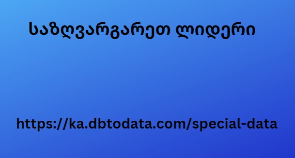 საზღვარგარეთ ლიდერი