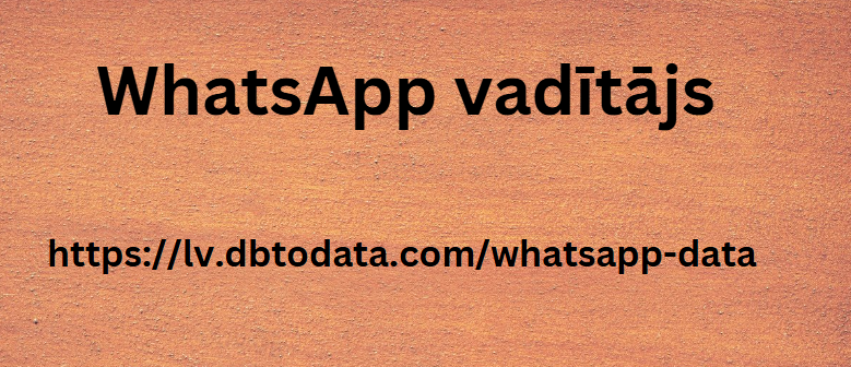 WhatsApp vadītājs