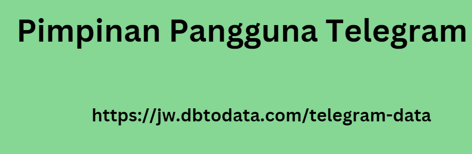 Pimpinan Pangguna Telegram