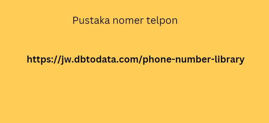 Pustaka nomer telpon