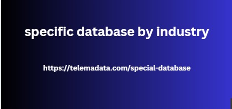 specific database by industry