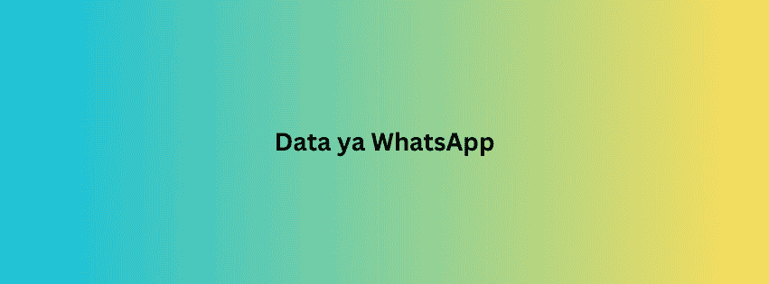 Data ya WhatsApp