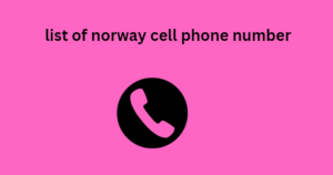 list of norway cell phone number