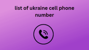 list of ukraine cell phone number